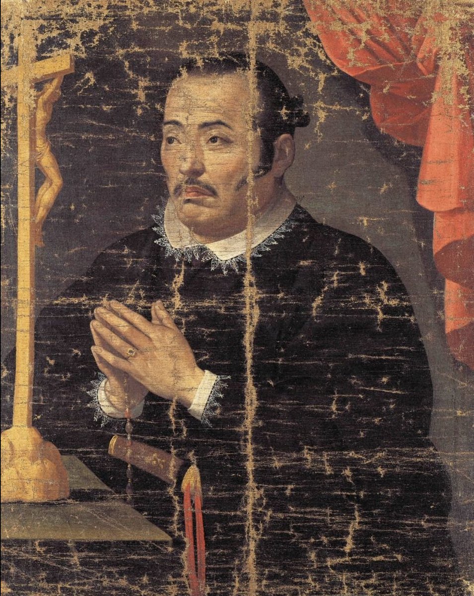 timothyjphelan's tweet photo. Did you know this Japanese samurai was baptized a Catholic, met the Pope, and became a citizen of Rome more than 400 years ago?

His name was Hasekura Tsunenaga, and his journey began on this day in 1613.

On October 28, 413 years ago, Hasekura and his fellow envoys sailed from what is now Ishinomaki in Miyagi Prefecture, Japan. They crossed the Pacific to Mexico and continued on to Europe.

In Spain, Hasekura was baptized, taking the name Felipe Francisco. He later met Pope Paul V in Rome, where he was granted Roman citizenship.

Today, Miyagi Prefecture keeps the story of that extraordinary journey alive at the San Juan Bautista Museum in Ishinomaki. The museum is celebrating its 30th anniversary this year.

I took the second photo when I visited the museum in May. It shows a quarter-scale reconstruction of the San Juan Bautista, the ship that carried Hasekura across the Pacific.

For Catholics, it’s a remarkable glimpse of a connection between Japan and Rome that reaches back more than four centuries.