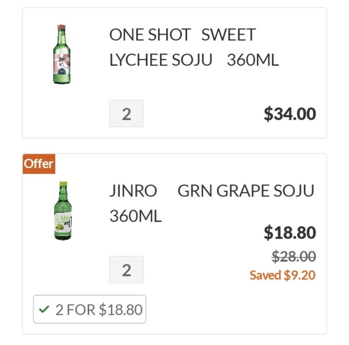 SyukiyoshiVT's tweet photo. HALLO FAIRPRICE PRICE TAG SCAM ME AH WTH $34 I THOUGHT IT WAS JINRO https://t.co/5wURnb0LYZ