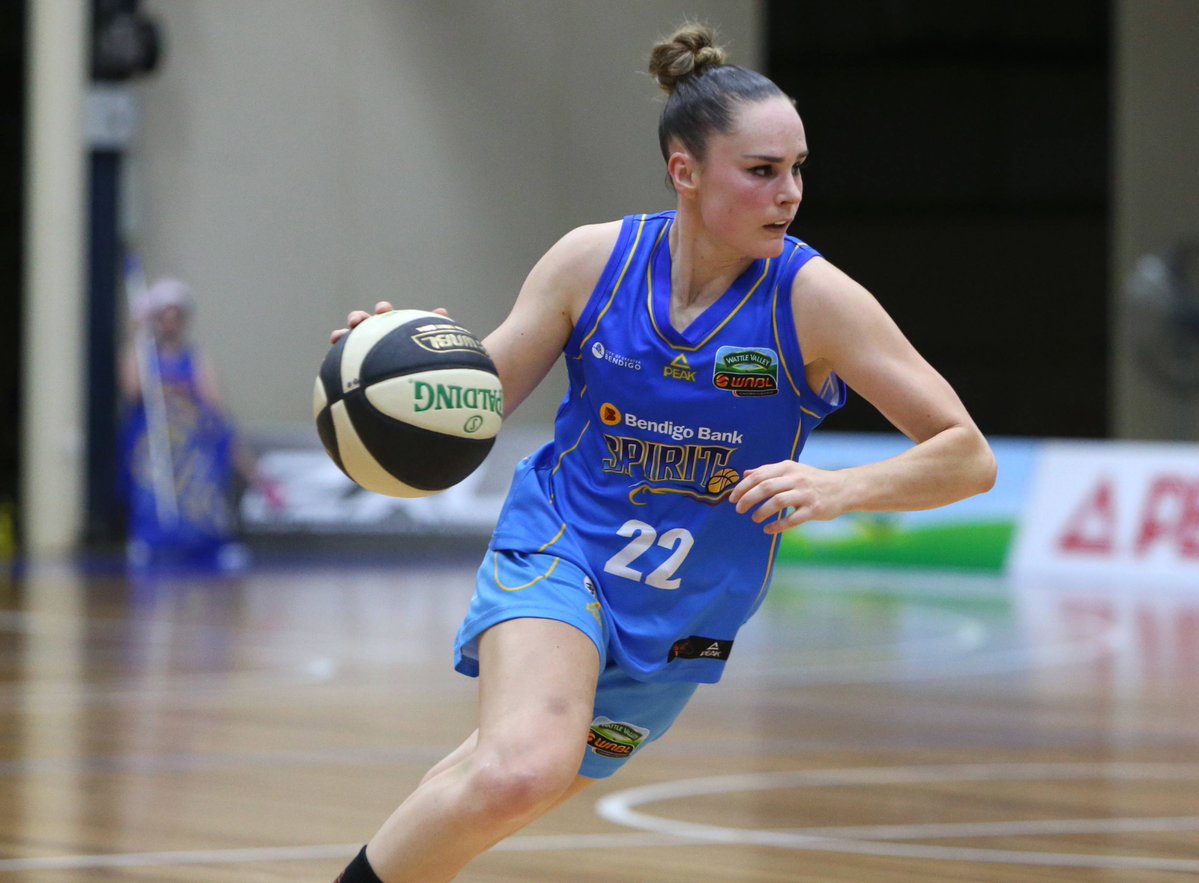 SENSportsday's tweet photo. NOW | @BendigoSpirit veteran guard Kelly Wilson joins @Matthew_Cocks after a tough loss last night.

Listen - https://t.co/0CKe58Ip53 https://t.co/5WRhGM6L1k