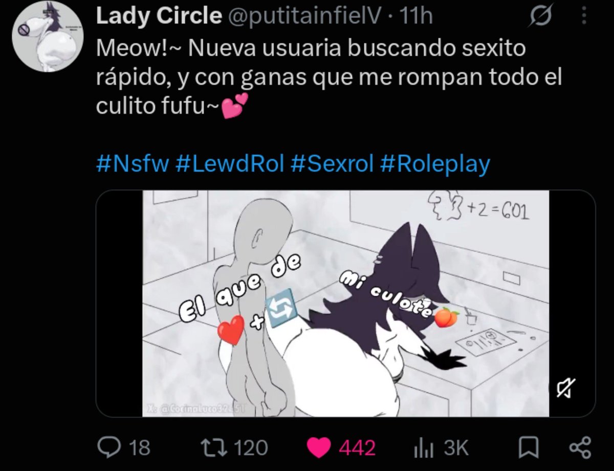 putitainfielV's tweet photo. Eso que no se editar y apenas se usar esos pips de frame en inshoot....pero mi publicación ya llegó a los 3k? Anda al diablo OwO!🖤 Muchísimas gracias https://t.co/MSVn7ckRhi