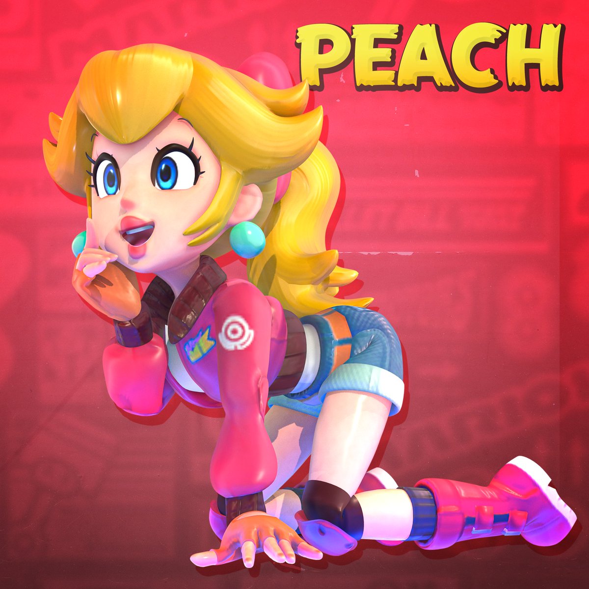 vs_genny's tweet photo. Princess Peach From Mario Kart World https://t.co/6B9geU1tAD