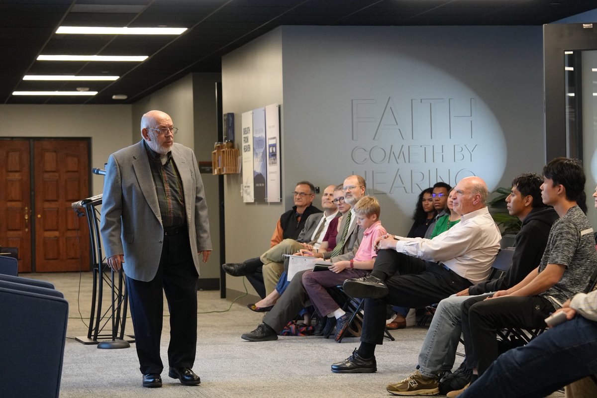 SermonAudio's tweet photo. It was most fitting to have Dr Gary Guthrie as our special speaker this evening for the Fall Technology Lecture Series as the founder and grandfather of the computer science department of @BJUedu — and my former math teacher no less!
https://t.co/2WX6GzUHXE https://t.co/GzSSXlMcon