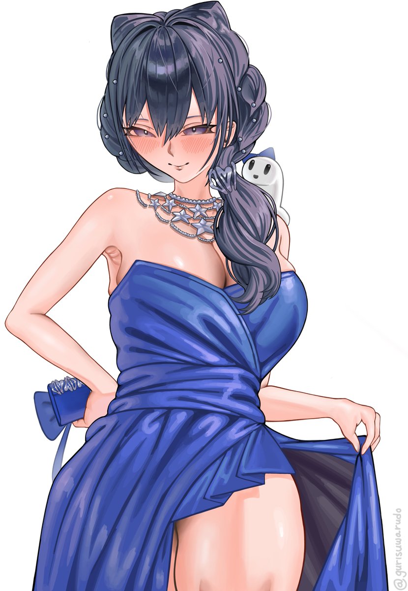 gurisuwarudo's tweet photo. Ballroom Kronii💙
#kronillust https://t.co/fLEw60FaOQ