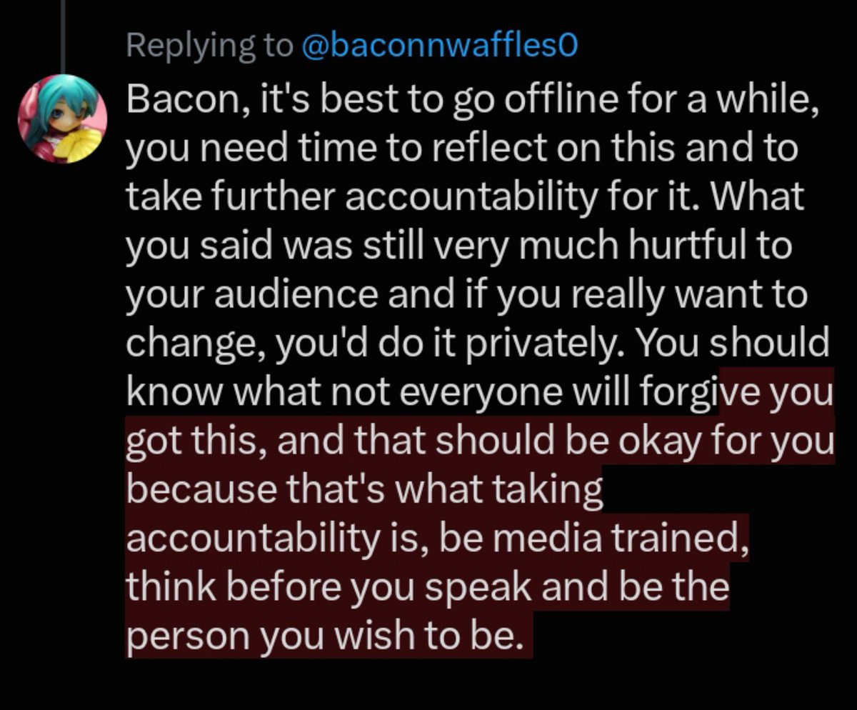 SicklySay's tweet photo. @baconnwaffles0 To change is to try hard https://t.co/pywDJ8vnjL