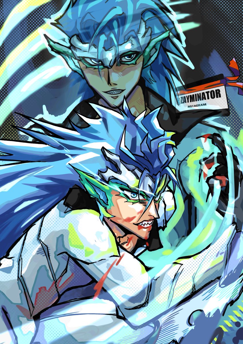Zayminator's tweet photo. Grimmjow resurreccion art! #grimmjow #bleachfanart #bleach #TYBW #fanart https://t.co/EZM6sx1q6y