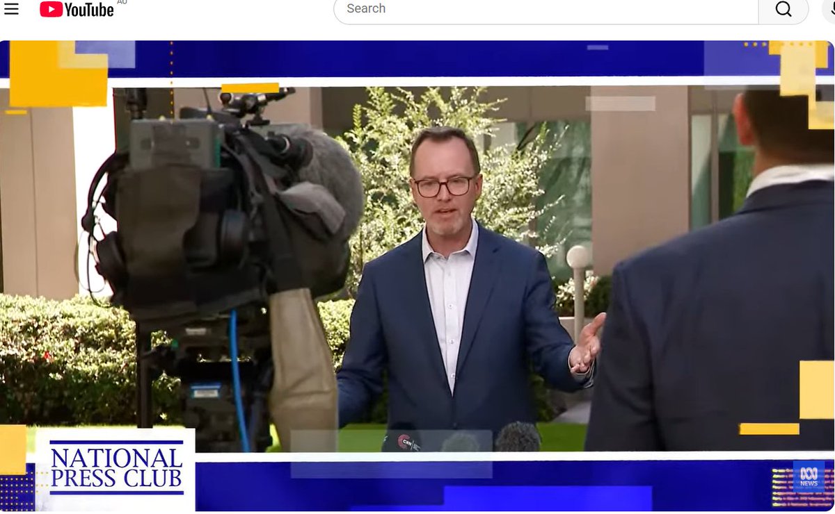 noisywomanMP's tweet photo. #NPC David Shoebridge if you missed it, and want the whole show without the QLD "edit", which lost the broadcast of the last 6 minutes or so. 
https://t.co/Zpchj0Bhi8 https://t.co/RQuaBaImvA