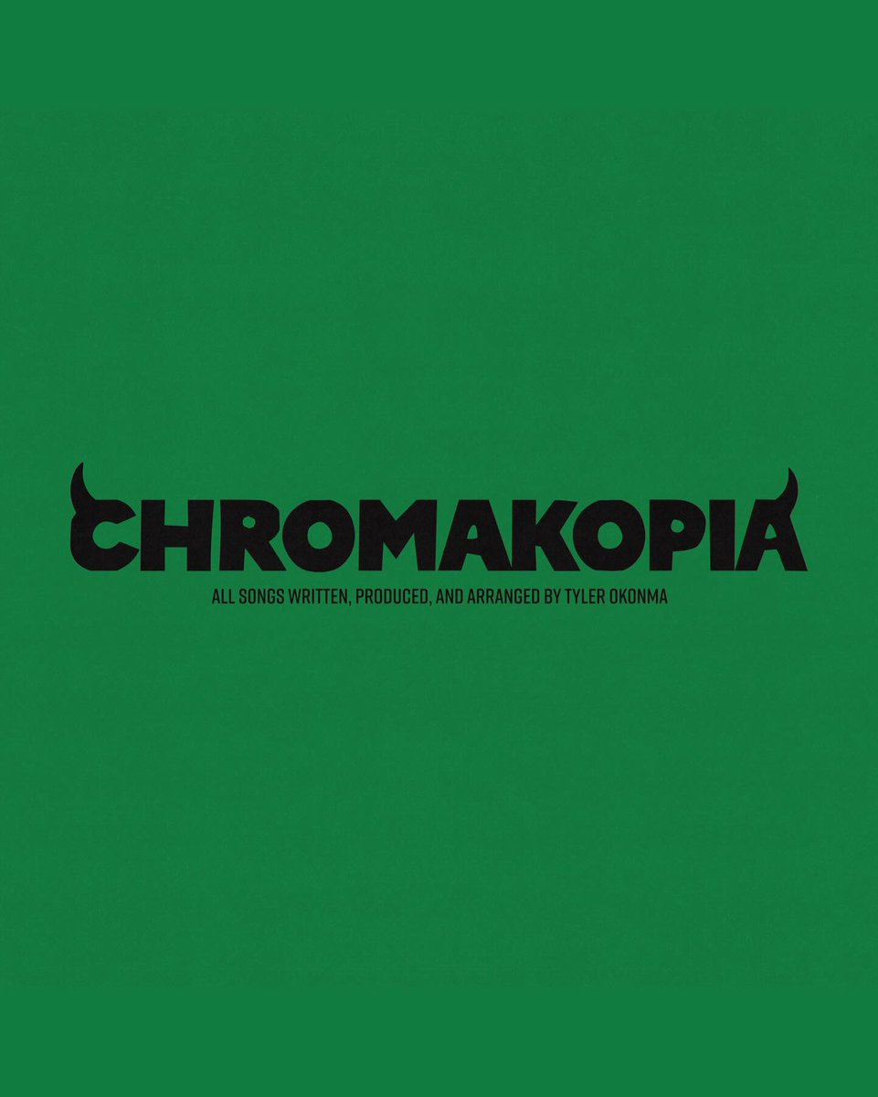 ComplexMusic's tweet photo. On this day in 2024, Tyler, The Creator released ‘CHROMAKOPIA’ 🟢

‘CHROMAKOPIA’ became Tyler’s biggest commercial debut, opening at No. 1 on the Billboard 200 with 299,500 first-week units in just four days of tracking. 

Written, produced and arranged entirely by Tyler, the album featured Lil Wayne, Doechii, ScHoolboy Q, GloRilla, Daniel Caesar and more, with narration from his mother, Bonita Smith.

What’s your favorite track?