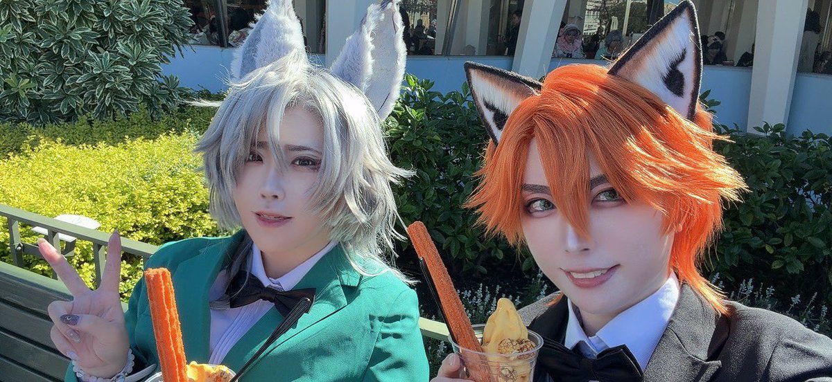 kakunoshinocchi's tweet photo. インパ！🦊🐱🏰
#Dハロ仮装2026 https://t.co/eAOXZakYtc