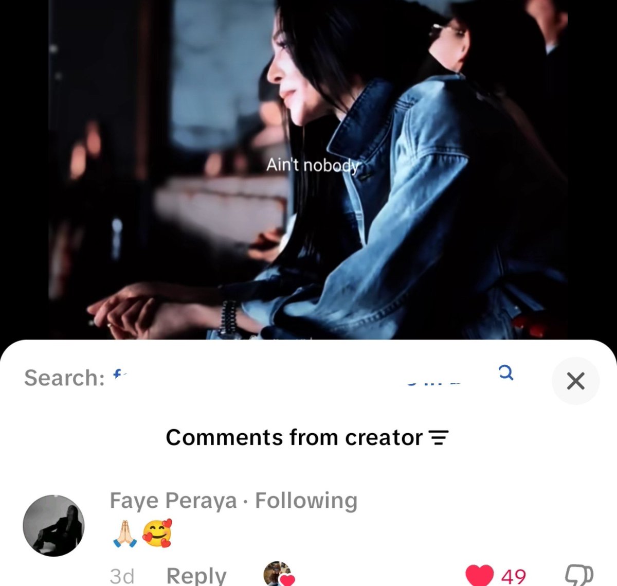 Pmaliiiiii's tweet photo. Faye commented to fan edit post on Tktk!✨
Faye leaving a comment on this edit proves she’s always tuned in!😭❤️ We love to see it, so beautiful!🫶🏻
🔗:https://t.co/OgsmF4cHbm

#FayePeraya #AtomPariya https://t.co/occXJ432ga