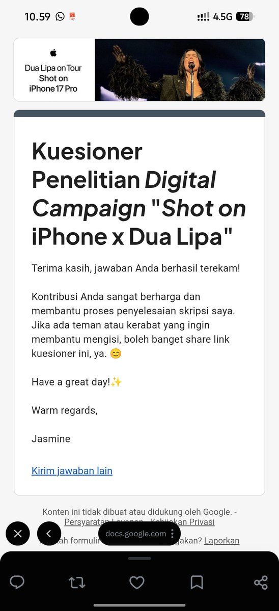 jakeufirst's tweet photo. @hharmovn Done ya kak, Terima kasih banyak <3 https://t.co/eyXjDibr0f