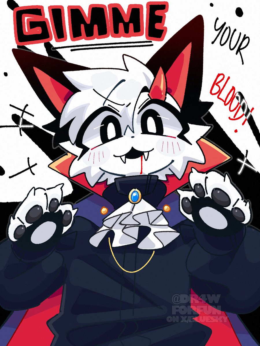 Dr4wForfun's tweet photo. Hungry for you #furryart https://t.co/CyQKVAKRU5