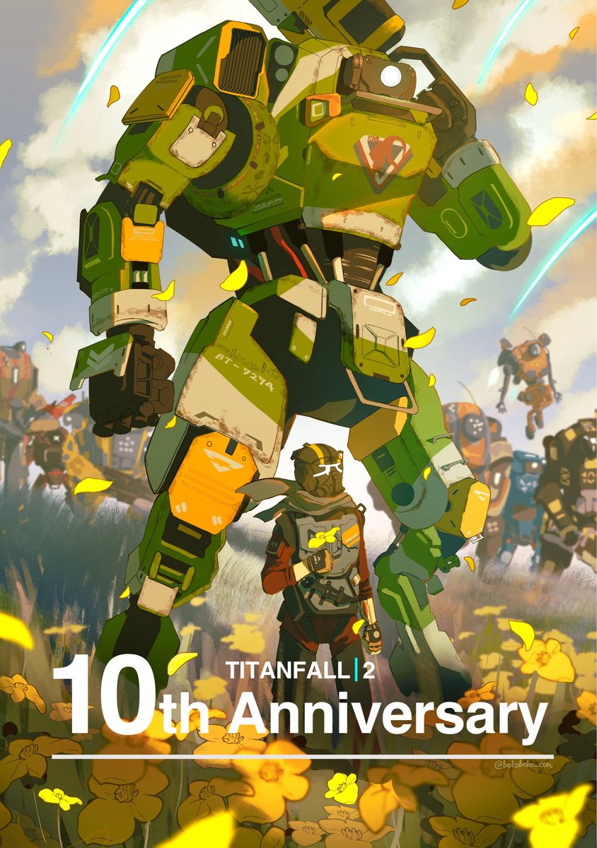 PilotAnakin's tweet photo. Titanfall 2 turns 10 years old today, pilots. 

Happy anniversary/birthday Titanfall 2
#Titanfall #Titanfall2 #Respawn https://t.co/2pddzb4IQQ