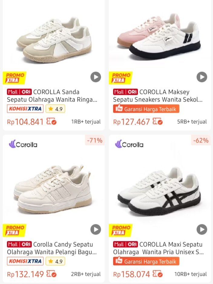 vignestte's tweet photo. in this economy gapapa banget pake sepatu seratus ribuan asal bisa hemat

contohnya koleksi dari toko ini, udah keren affordable pula https://t.co/DekUmPpdxz