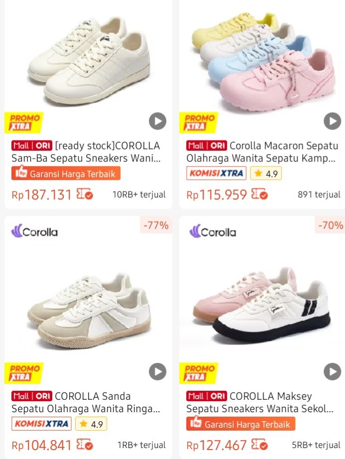 vignestte's tweet photo. in this economy gapapa banget pake sepatu seratus ribuan asal bisa hemat

contohnya koleksi dari toko ini, udah keren affordable pula https://t.co/DekUmPpdxz