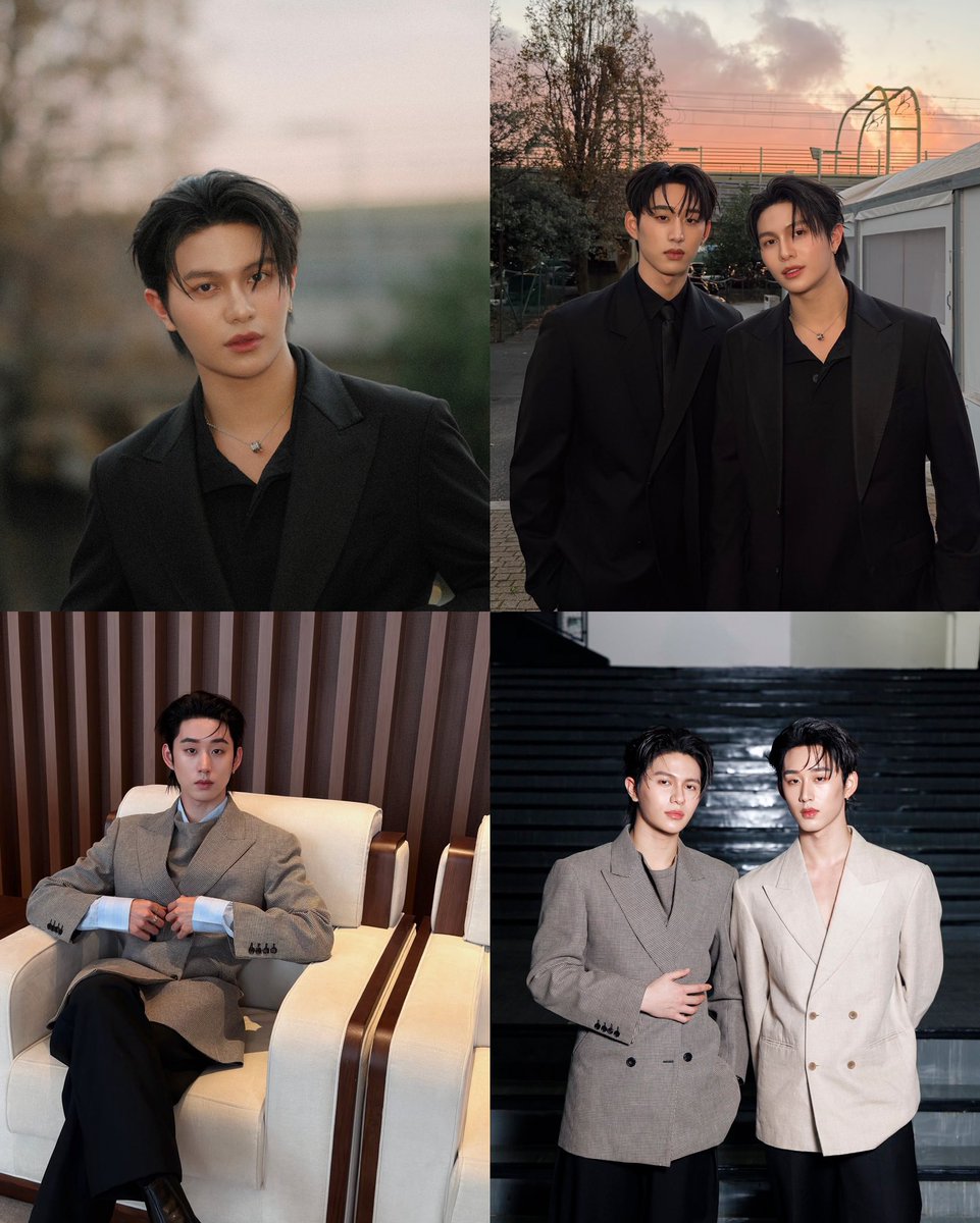 valcrazyforWE's tweet photo. posts a pic using his faen’s suit while the other uses a pic of their most romantic trip🫸🏻😭🫷🏻 https://t.co/8cwtQC7p6g