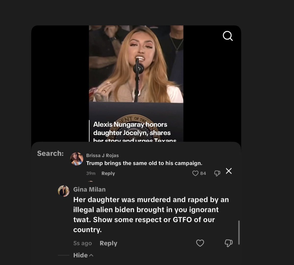 ginamilan_'s tweet photo. I’m pretty sure I’m about to get banned from TikTok after the comment I left. I forgot for a minute that I wasn’t on X. 😭😭😭 https://t.co/Kvis8QnNgL