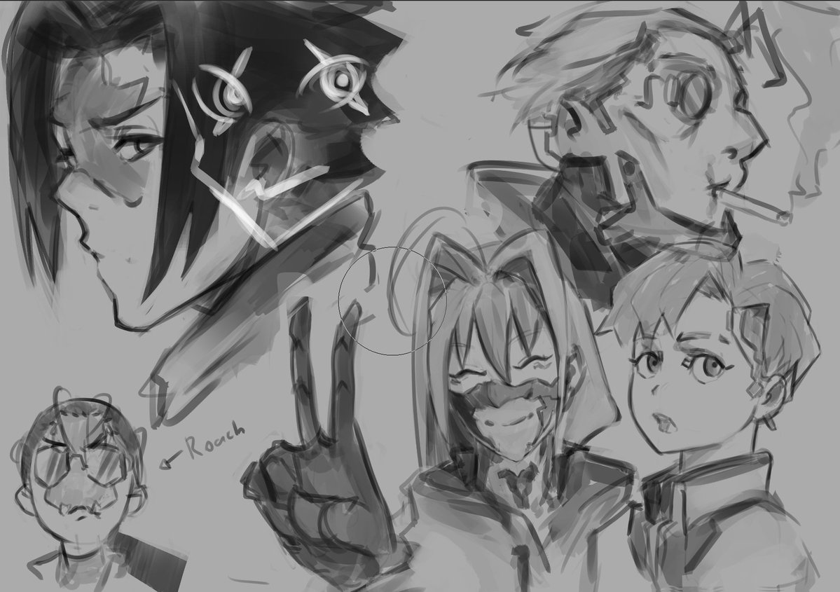 C5TSU's tweet photo. Edgerunners S2 doodle!

#CyberpunkEdgerunners2 
#rkgk https://t.co/qH6Tp4OcXG