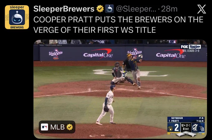 Image from Baseball Images that Precede Unfortunate Events (@UnfortunateMLB)