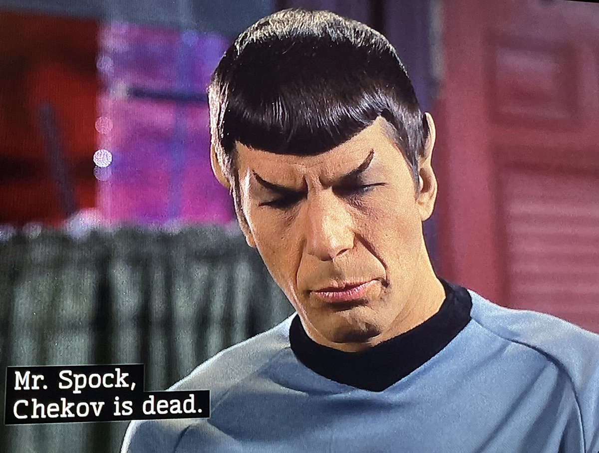 10secondfilm's tweet photo. In ST:TOS S3 episode “Spectre of the Gun,” Chekov momentarily dies, and the date given in the show is October 26th, one day after Walter Koenig’s death. Fascinating. #RIPWalterKoenig https://t.co/luUDdUOYub