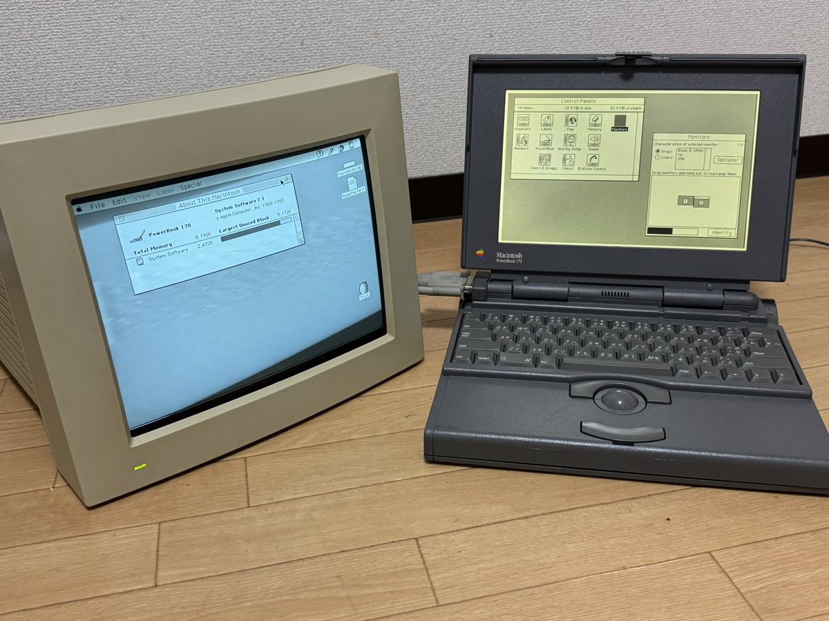 arayo333's tweet photo. ちょっと珍しいEnvisioのディスプレイアダプタを入手。初代PowerBook170もvideo出力が可能に😉 https://t.co/3acJhOOyHV