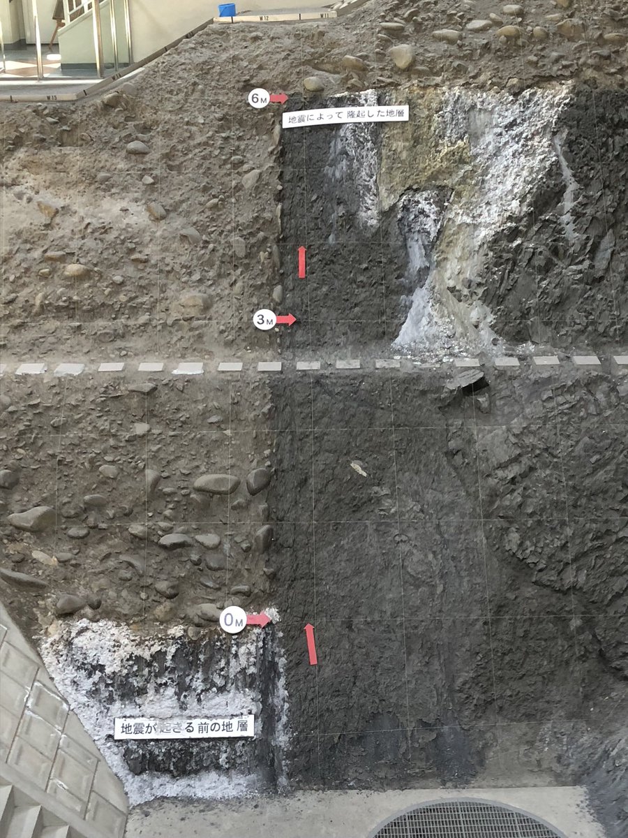 chizulabo's tweet photo. 今日は国内最大の内陸地震である濃尾地震発生から135年の日。M8.0。とてつもない。本巣市には断層が保存されていて見学可能なので是非。 https://t.co/MWZp3xfpxU