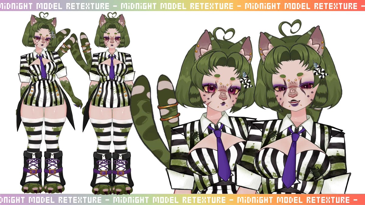 GG_galaxyguts's tweet photo. HUGE THANK YOU TO @GachaPy0n FOR THE AMAZING RETEXTURES!♡ I am so happy with them and love how they turned out! 
I hope you won't get tired of me cause I have at least 3 more outfits in mind lol https://t.co/OsBlYFaD1h