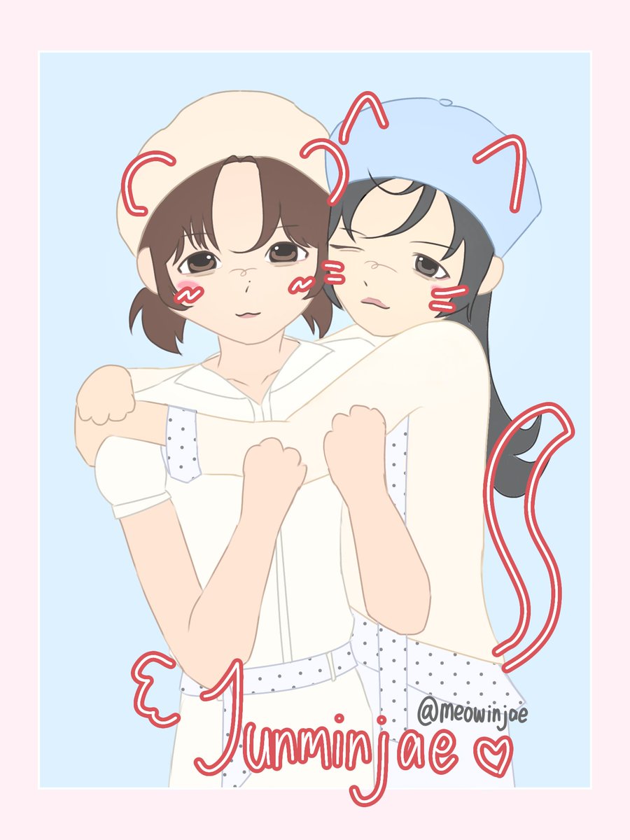 meowinjae's tweet photo. my contribution to the #girlkers community whos up for junminjae yuri 🥹 everyone like this or ill die #Pls https://t.co/njcWHGe51l