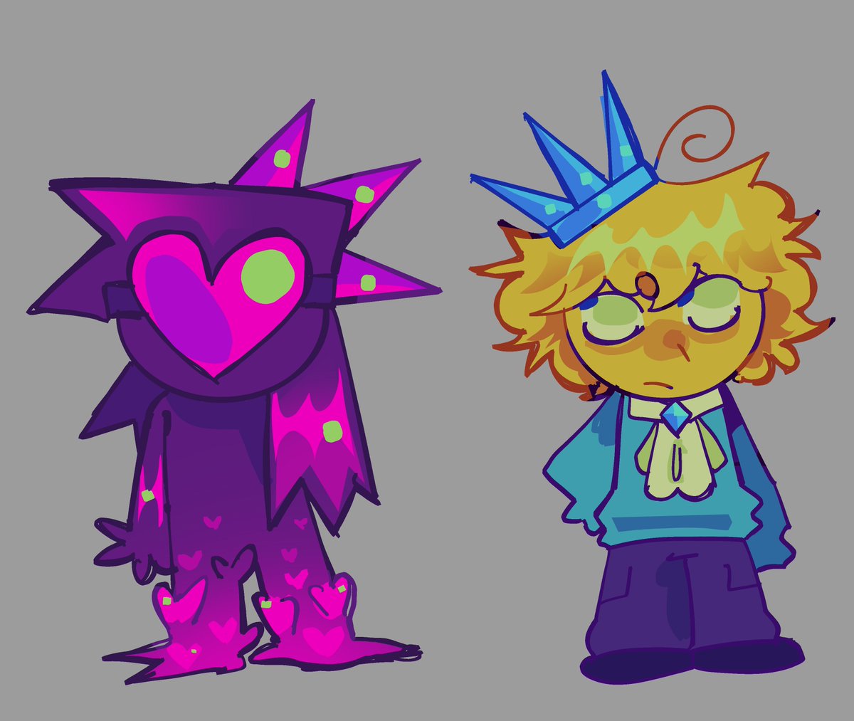 Rainbowboy012's tweet photo. Itrapped and darkheart chibis along with corrupted Itrapped and full body darkheart ^_^
#darkheart #itrapped https://t.co/2H8STsTPCF