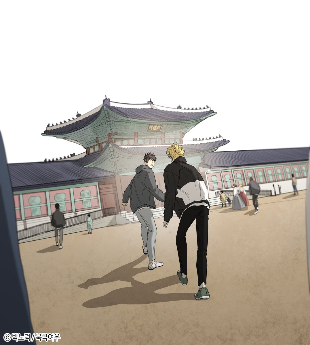 polarfox_comic's tweet photo. <양일우와 나> 38화 🅄🄿❤️‍🩹

일우와 백희는 서울에 도착했다.

무작정 버스에 올라 지하철을 타고,
사진으로만 보던 곳들을 다녔다.

둘은 행복했다.

마치 기천에서의 시간을 보상해주듯,
지금 이 행복을 얻기 위해 견뎌야 했던 시간이었듯.

※ 다음 주는 정기 휴재입니다.

🟦리디북스 https://t.co/4DJL0zBcaz
🟥봄툰 https://t.co/QZvEDFoV27
🟧북큐브 https://t.co/zqFH0mtYOD
🟥레진 https://t.co/E6Q9RCfsJj