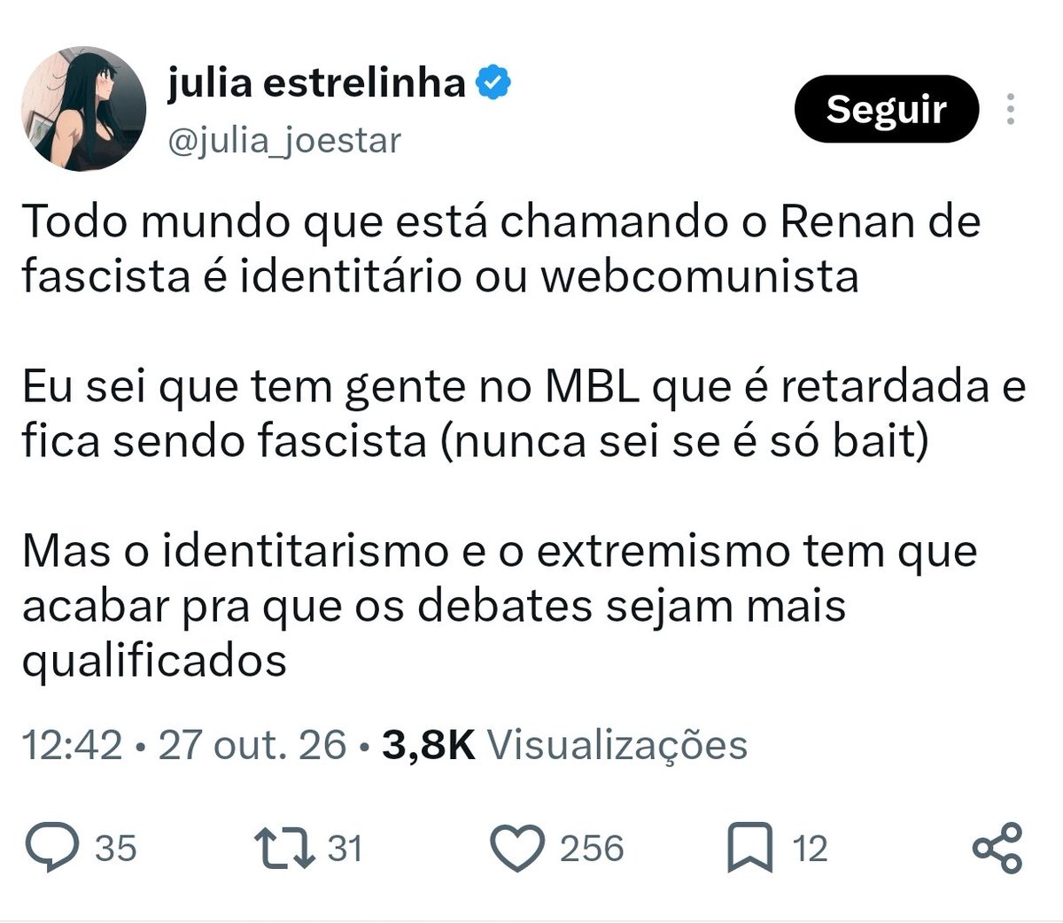 comunadememes's tweet photo. Vou só dar block em quem eu ver falando esse tipo de merda.

Vai lá dialogar com fascista na casa do caralho então. Fique por lá.

Chega, paciência tem limite. https://t.co/GRQw7nqaoQ
