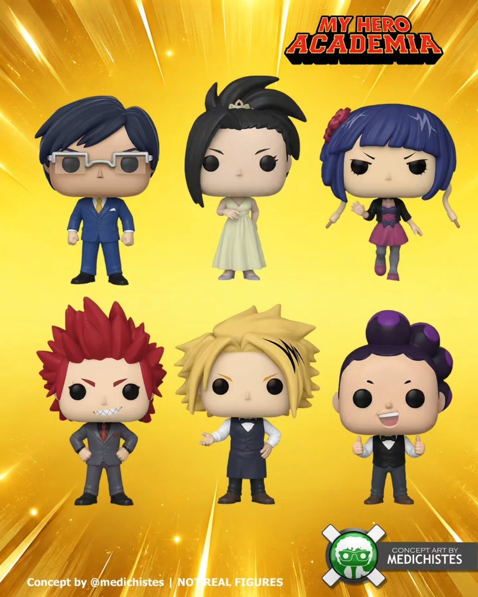 JonFunkos's tweet photo. My Hero Academia - Formal “Two Heroes” concepts by @medichistes (IG)!

#Funko #MyHeroAcademia https://t.co/PTmUkDNa8W