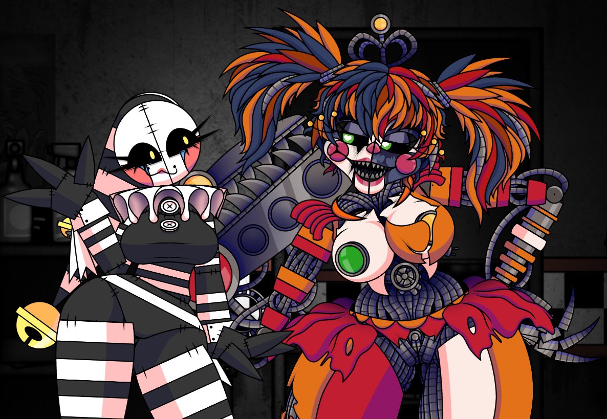 derpytoast00f's tweet photo. Testing out my 2D rig of Pandora(Security Puppet) with a renders I did with her.

#Securitypuppet #Scrapbaby #fnaf #sfw #fnafnsfw #nsfw #fnafDc2 https://t.co/W7DdJK60M9