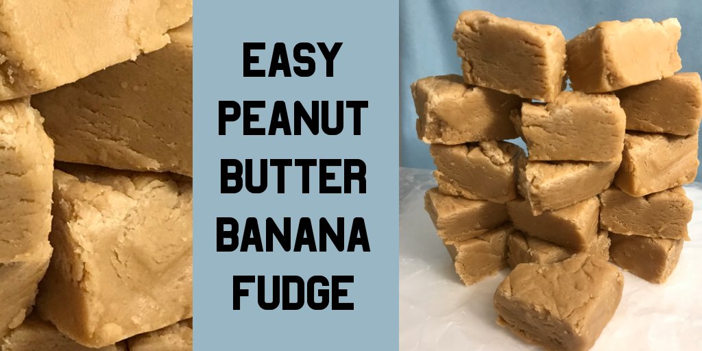 StayAtHomeGnome's tweet photo. Super easy #peanutbutter #banana #fudgerecipe #Elvis blog post with #recipe -- https://t.co/LkLQCsGYLo https://t.co/Of7fTC7x0u