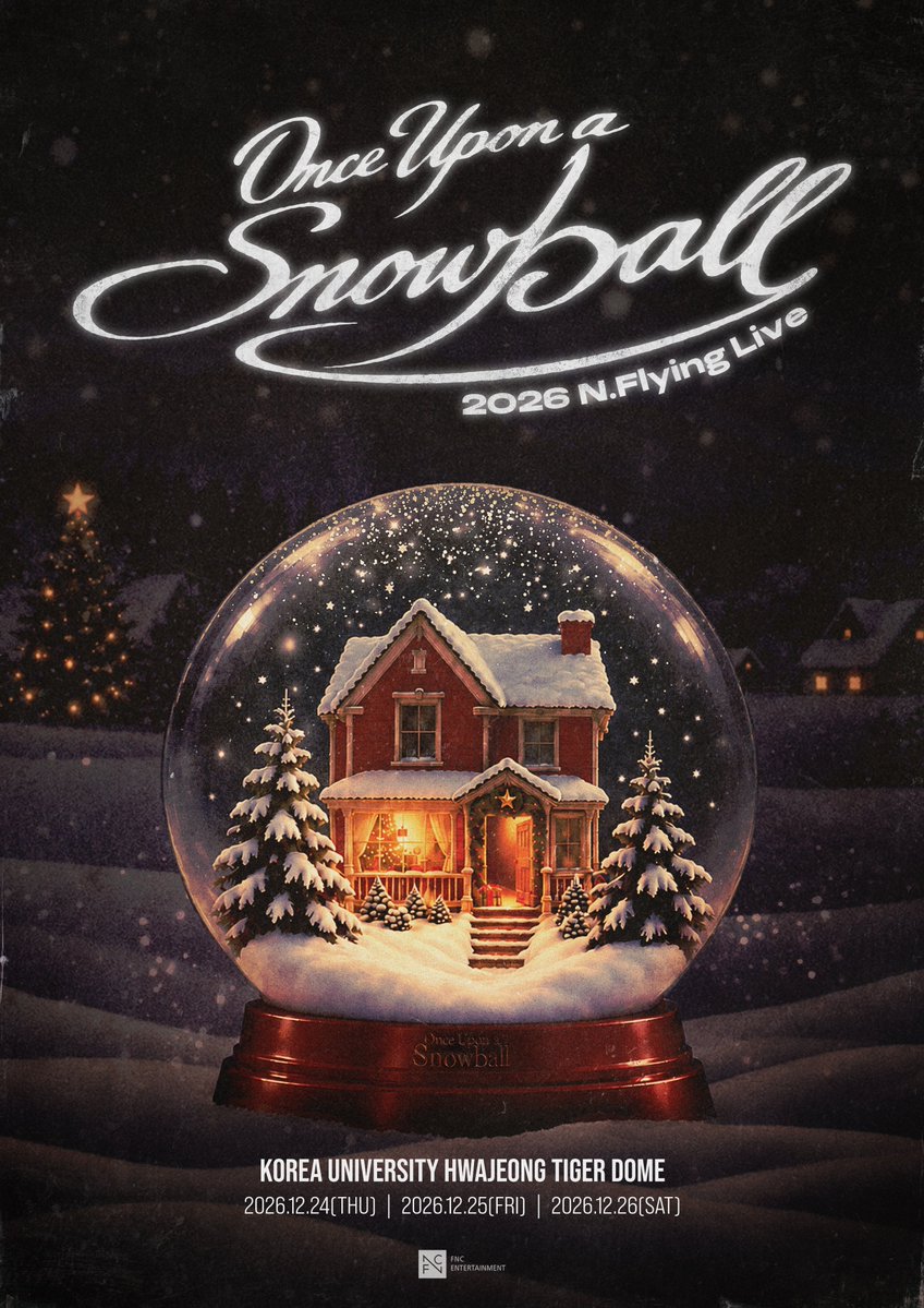 NFlyingofficial's tweet photo. 2026 N.Flying LIVE ‘Once Upon a Snowball’
>> https://t.co/cokeXQ71pD

#NFlying #엔플라잉 #Once_Upon_a_Snowball https://t.co/S87qJHjbmj