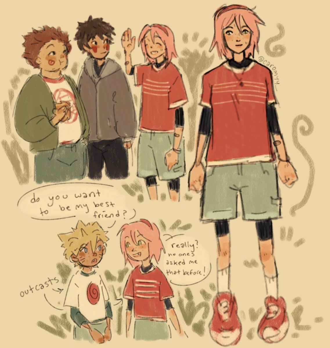 caromyy_'s tweet photo. tomboy sakura is a concept that I hold dear to my heart 🌱🫶
#sakura #sakuraharuno https://t.co/P9WUKsdwyy