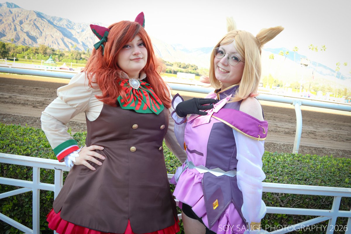 SoySaucePro's tweet photo. Preview Photos From The #Umamusume event at Santa Anita Park Racetrack hosted by @CosTrackside 

Full Album: https://t.co/T6eGFw88J4 https://t.co/gLWjnWb8Em