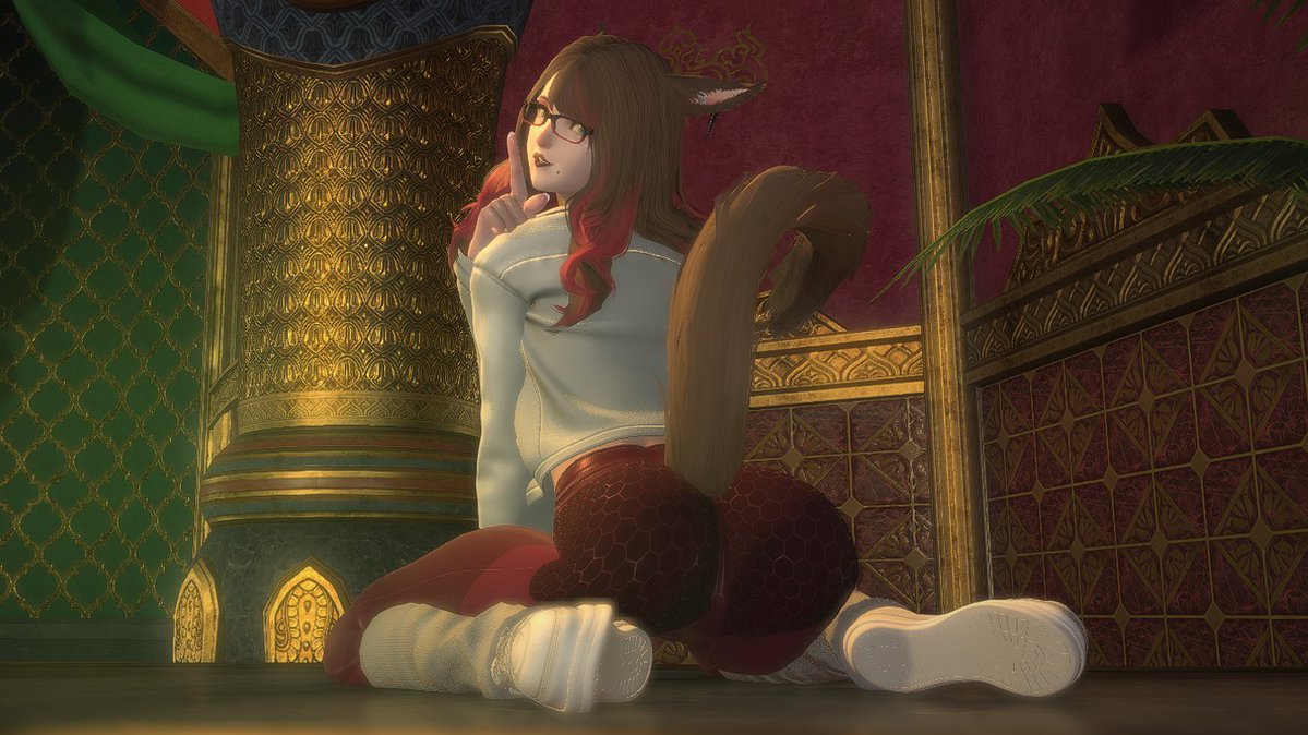 Maysokissed's tweet photo. //One more me day then back to regular operations, in the mean time enjoy a lil tease from my Miqo'te https://t.co/5rNlpyx8Y7