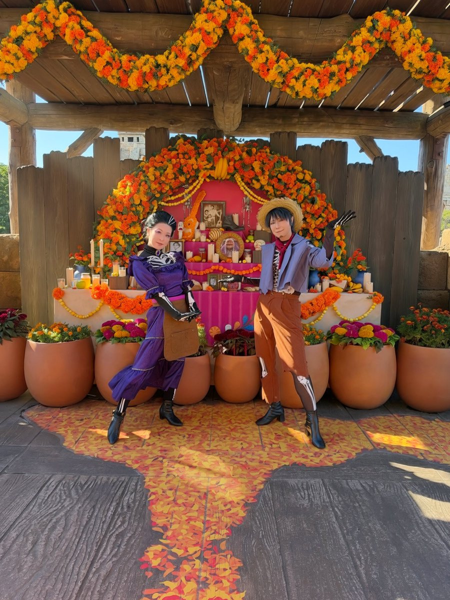 rexxx39tan's tweet photo. 死者の国を大満喫中💀🏵️

#Dハロ仮装2026 https://t.co/GE86h3QB6S