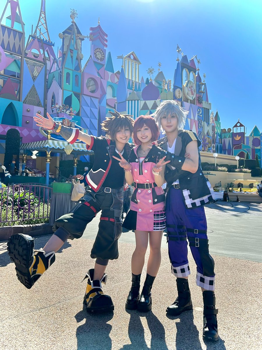pechaco1010's tweet photo. 身長等身大で島っ子🏝️2人に着てもらった✨
#Dハロ仮装2026 #KH仮装 https://t.co/XZPoLQ8ioj