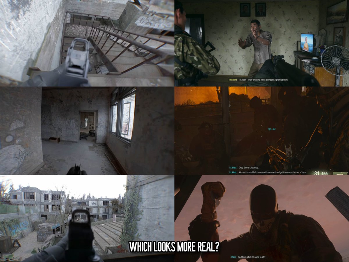 TwtsByAbnormal's tweet photo. COD has had decades and a AAA budget just to get mogged by a bodycam simulator 💀

Bodycam                       MW4 https://t.co/hk4OJklXRw