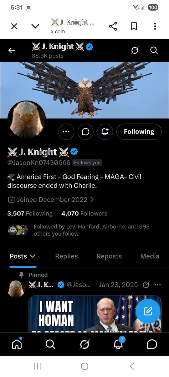 Hawkesbay69's tweet photo. ✨️Patriot Connections ✨️
@Oregon_JeepChik 
@JasonKn07430666 
🇺🇲 https://t.co/Z2KkTNRhtx