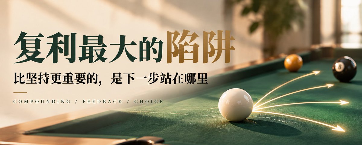 复利最大的陷阱:你把坚持,当成了积累