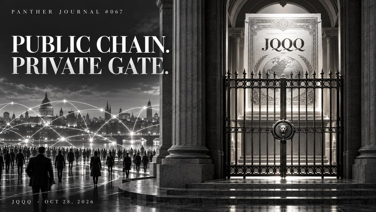 0xPnthr's tweet photo. PUBLIC CHAIN. PRIVATE GATE.

JQQQ brings Nasdaq-100 exposure to Stellar ($XLM), but only eligible investors can access it—and U.S. persons are excluded.

A licensed index is not a Nasdaq guarantee. We read the terms behind the tokenization headline. https://t.co/C6oiY8FNHN