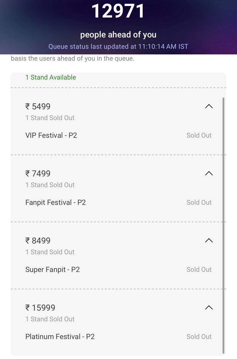 afterkae's tweet photo. @Bookmyshow_live its sad no REAL fan got tickets. I am so disappointed in you, we all waited years why give us empty hopes if we cant even see our favourite 

(Tag book my show live and call the fuck them out) https://t.co/4boP9HiuwW