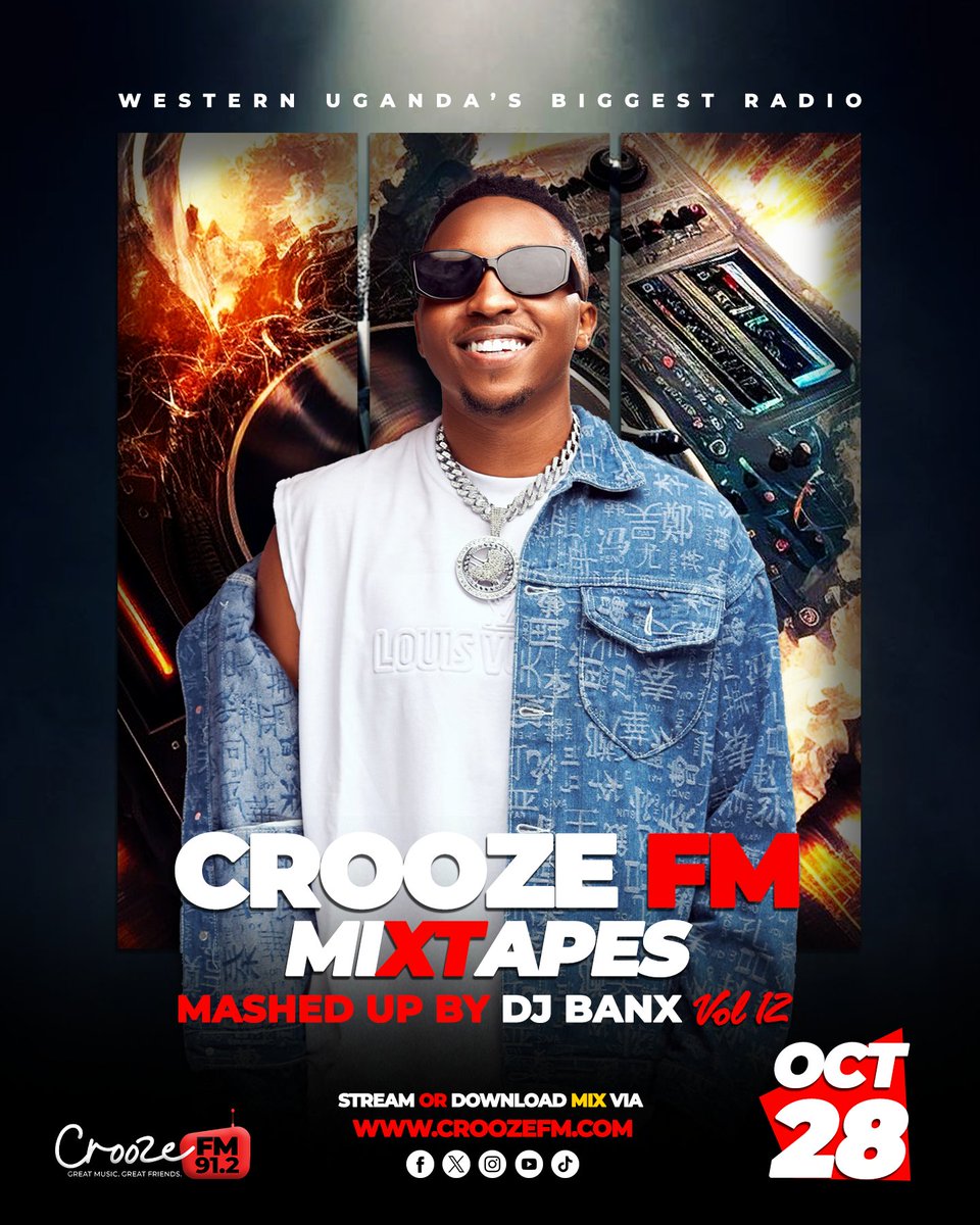 912CroozeFM's tweet photo. 🚨 THE BOUNCE BOY JUST CHECKED IN! 🎧🔥

@DeejBanxx aka Mr. Good Vibes brings the heat to Volume 12 of the Crooze FM Mixtapes! 😎💯

Fresh jams, throwbacks &amp; nonstop vibes! 🔊🎶

🎧 Stream &amp; Download: https://t.co/rR3PShxksW 🔗

#Volume12
#CroozeFM 
#CroozeFMMixtapes https://t.co/D7xOX4rUsZ