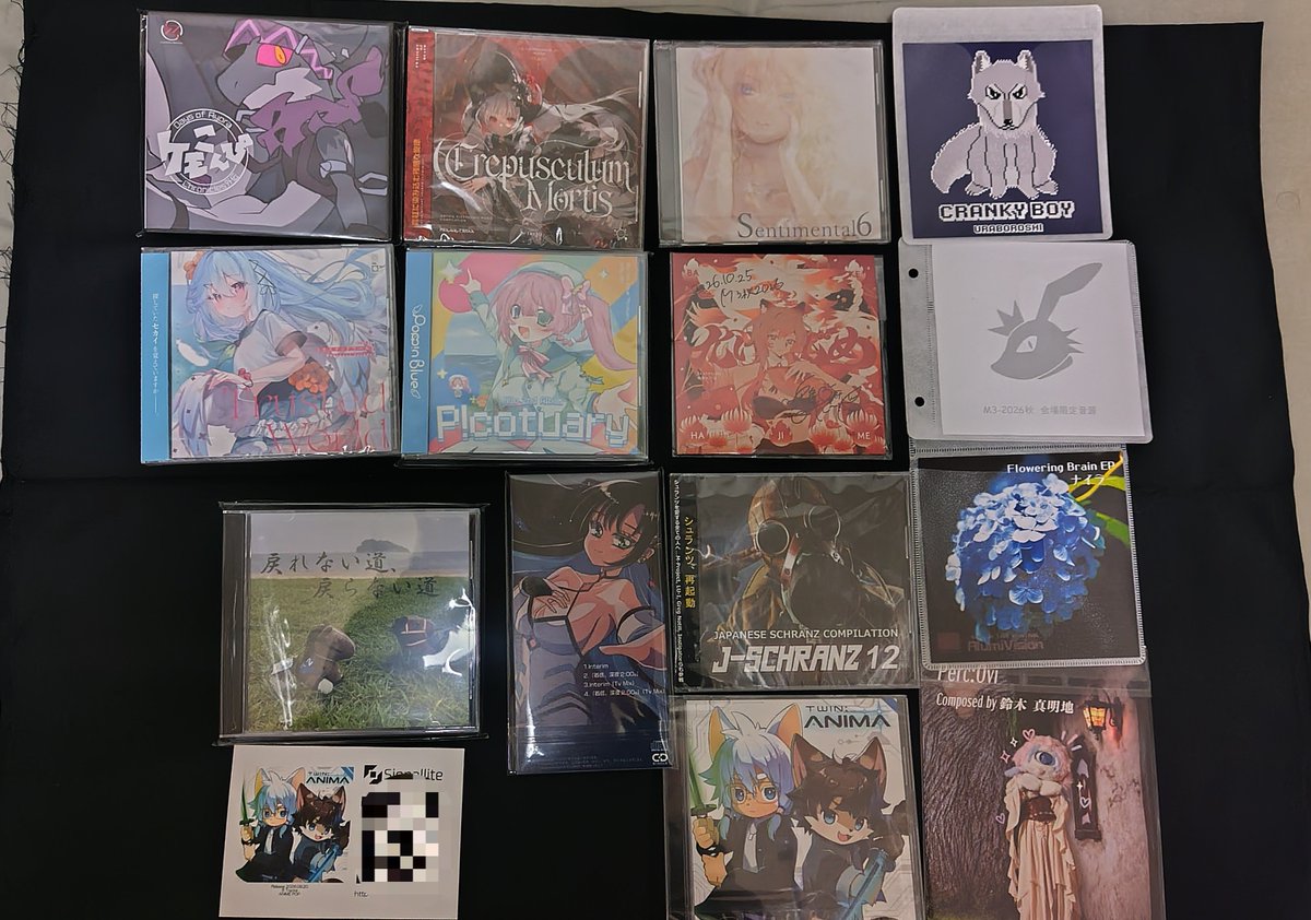 RanConFoxMan's tweet photo. M3戦利品(ミスがあったので編集して再掲、リアクション頂いた方すみません🙇🏻‍♂️) https://t.co/26ZDychU6Z