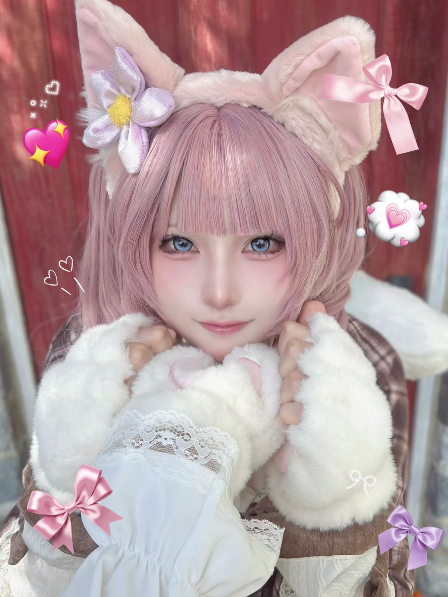 nekose_cos's tweet photo. あご乗せリーナちゃん🎀💗
#Dハロ仮装2026  #Dハロ仮装 https://t.co/nD8gth4cuv