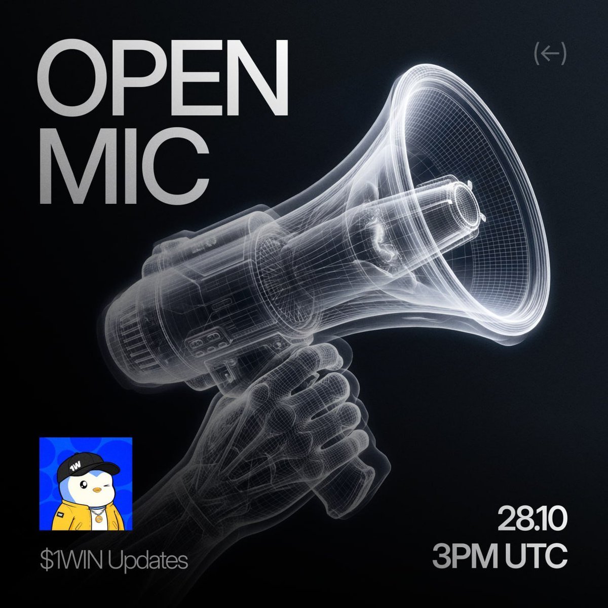 JMargret4's tweet photo. it's just few hours to the @1winToken x @EvoOnChain Open Mic session with the 1win community. 

I am pretty sure a lot of 1win community members have questions to ask concerning the incoming $1WIN TGE. 

today is the day to make that question known & have the @1win team put clarity to that.

The XSpace is going to hold today (28th October) by 3PM UTC.

be there!!!