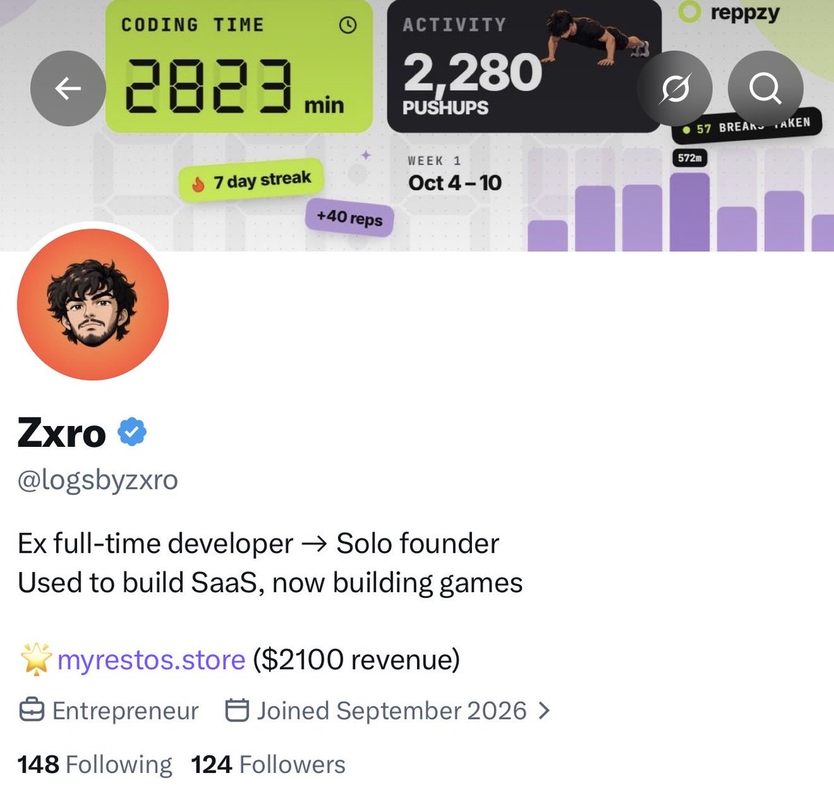 logsbyzxro's tweet photo. I just started to post and replying seriously seriously on X 3 days ago and what a surprise. From 4 to 124 followers, the journey speaks for itself.

So good to meet and connect with like minded people on X. https://t.co/ikdftcHbTB