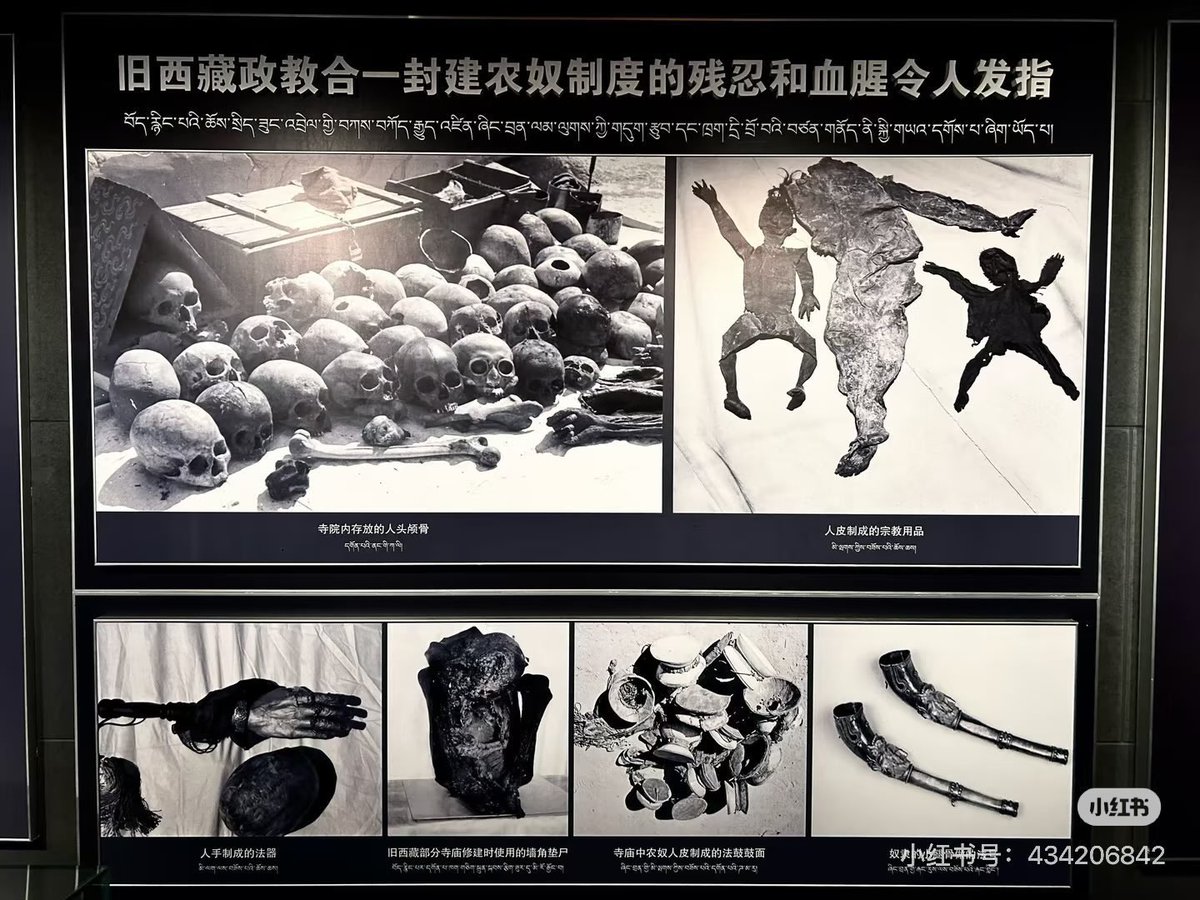 DCLI16's tweet photo. @swyxy4484 看看西藏奴隶主的统治有多残暴！95%的农奴和后代永远是奴隶！他们对农奴随意打杀酷刑，挖眼砍四肢剥皮做神器…用他们的活体器官祭祀…只有中国共产党解放了他们，让他们翻身做了有土地的主人！这世间只有狗娘养的恶魔，奴隶主阶级余孽才会攻击抹黑中国政府压迫西藏人民！对，全是狗娘养的！ https://t.co/hVvwTi7AL3